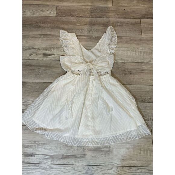 Ladies White beach dress size S - Picture 10 of 12